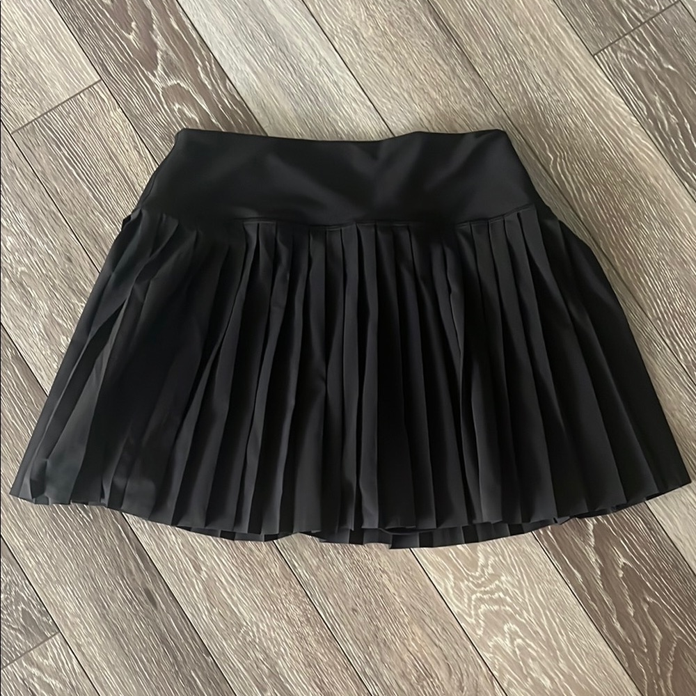 Black athletic skirt